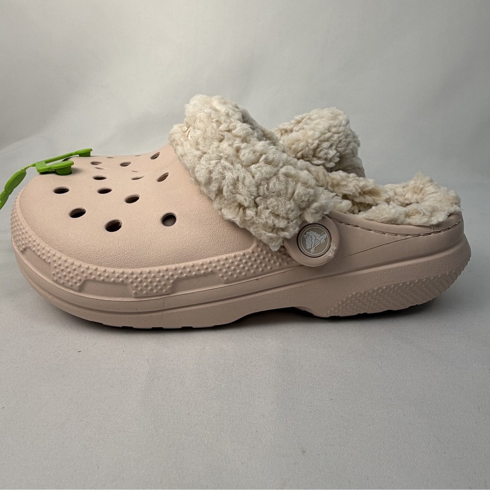 Croc's Classic Fleece Lining Pumice Beige Clog Women's Size 8/ Men's‎ Size 6 NEW - Picture 4 of 10